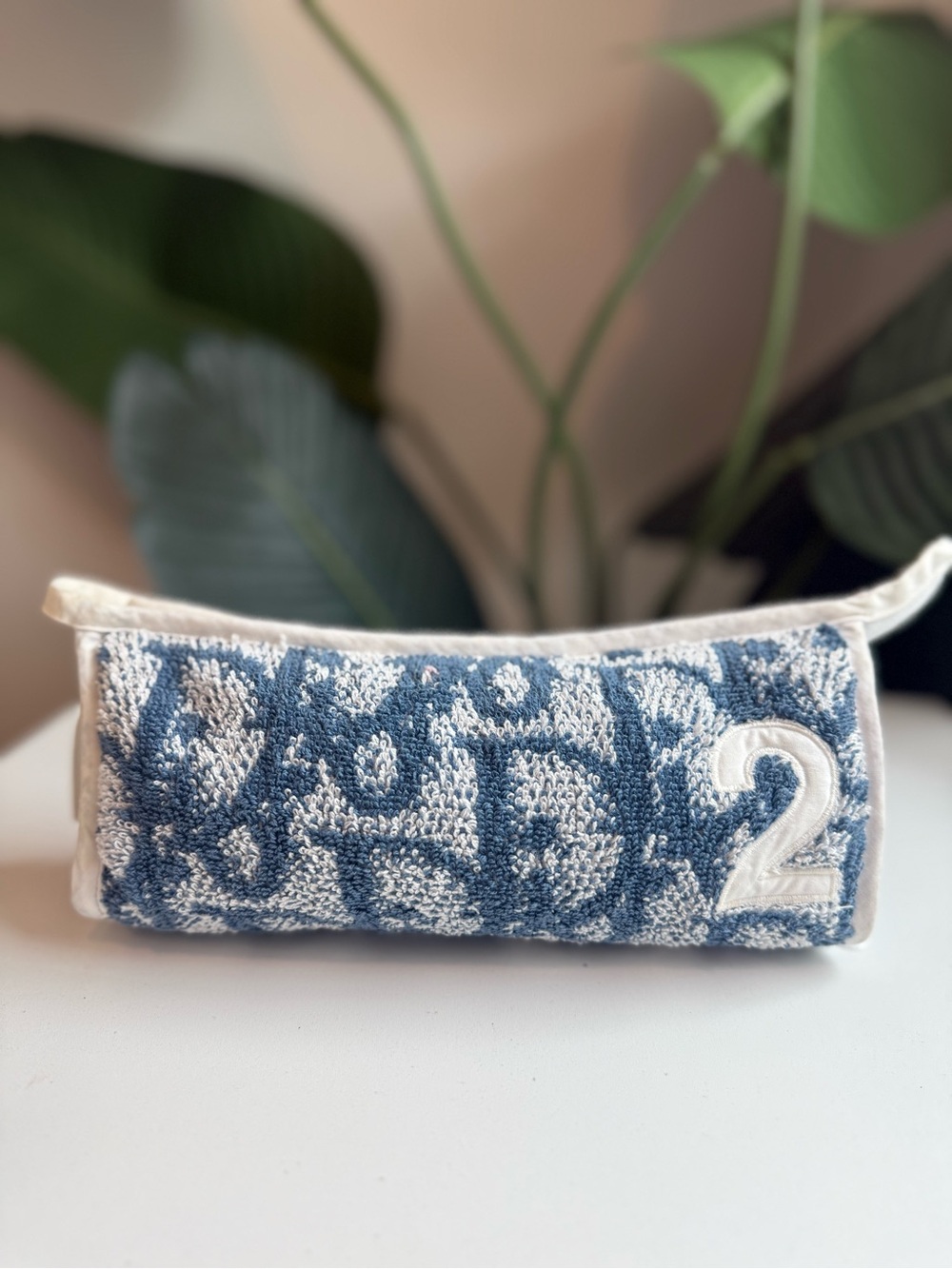 Christian Dior ‘Trotter monogram terry cloth pouch’